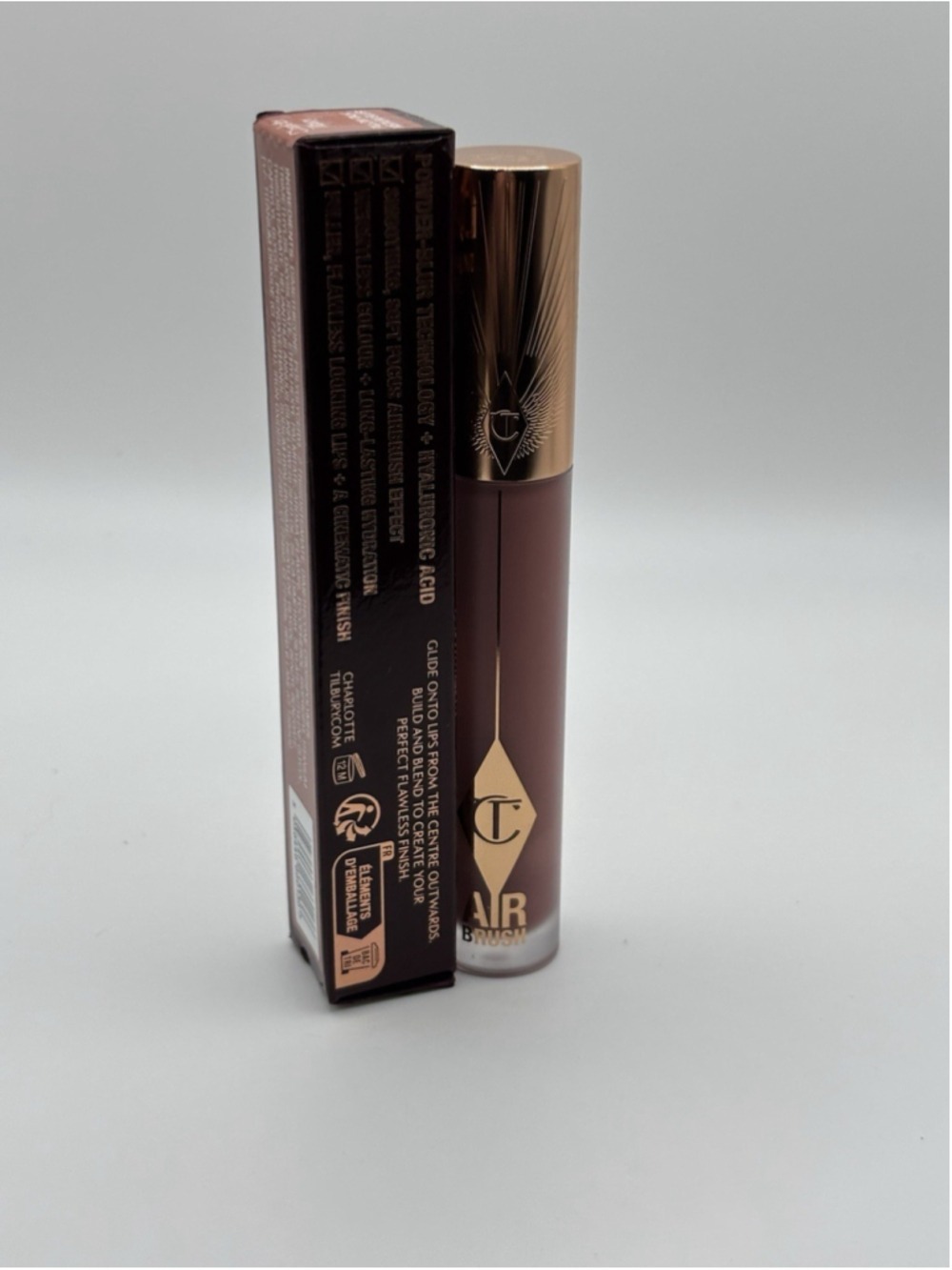 Charlotte Tilbury Airbrush Flawless Lip Blur Pillow Talk Medium Blur Full Size - Picture 5 of 5